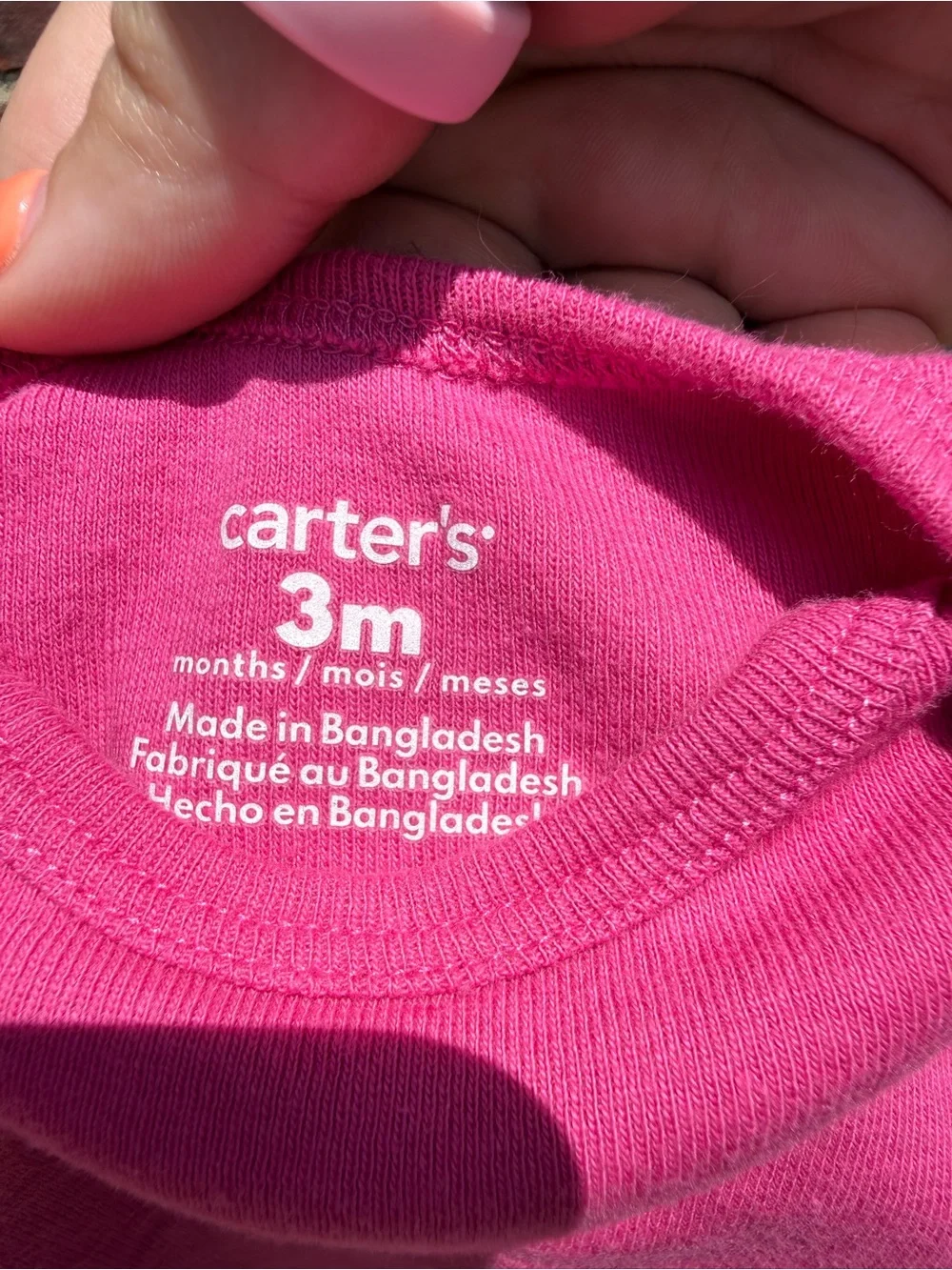 Carter’s Pink Short-Sleeve Bodysuit and Bow Sweat Set